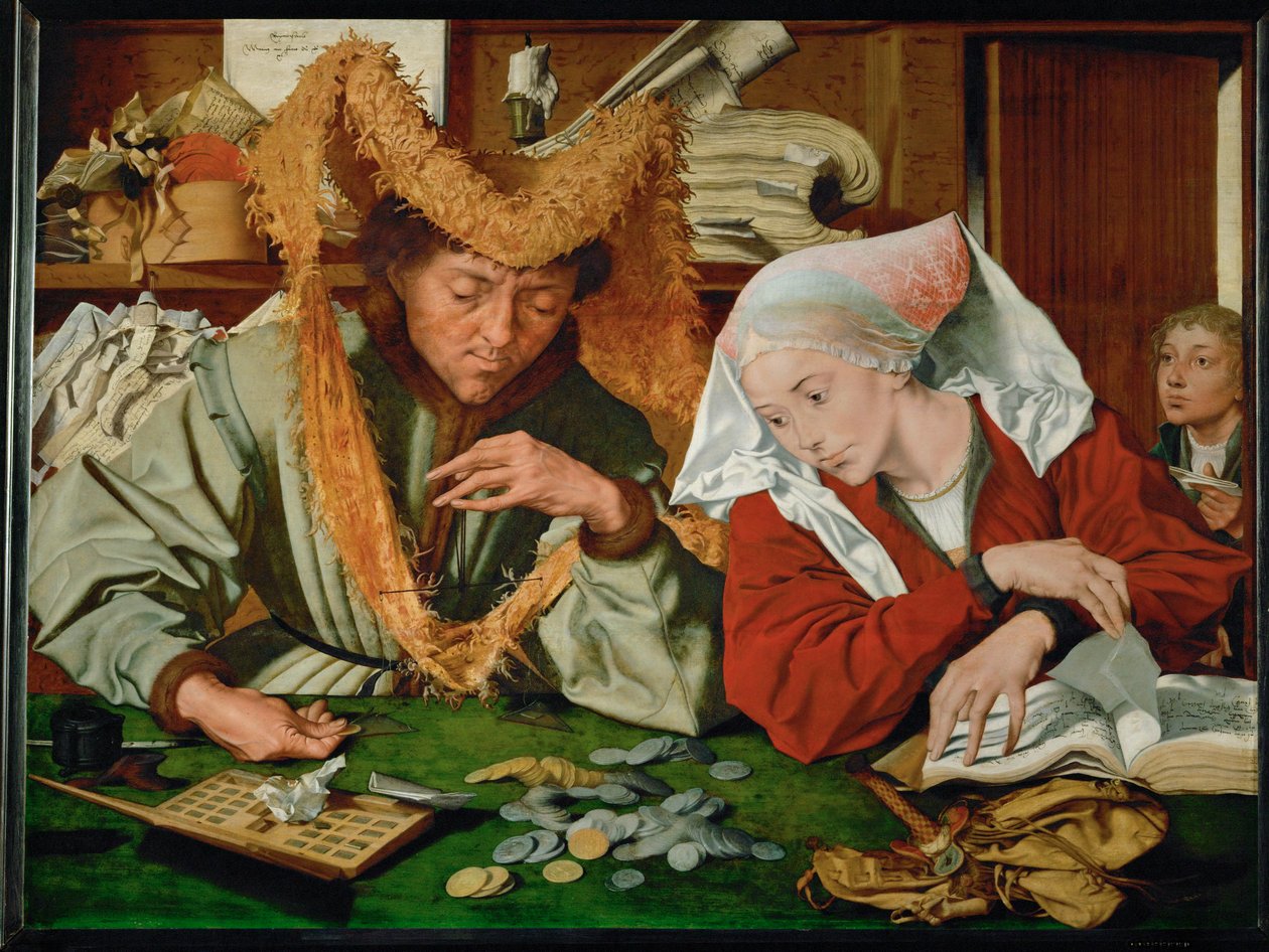 Der Steuereintreiber und seine Frau von Marinus van Reymerswaele