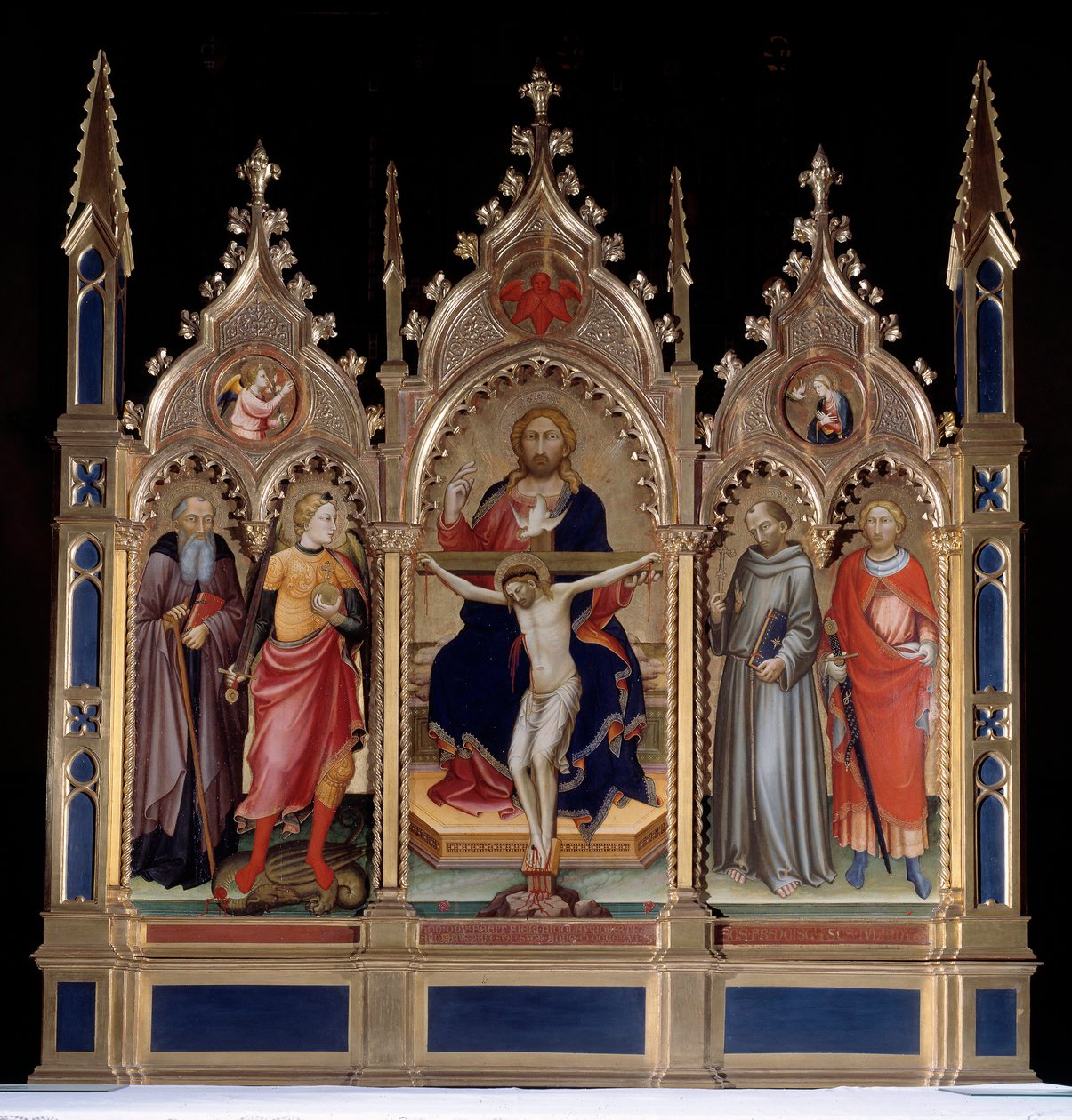 Die Heilige Dreifaltigkeit und Heilige von Mariotto di Nardo