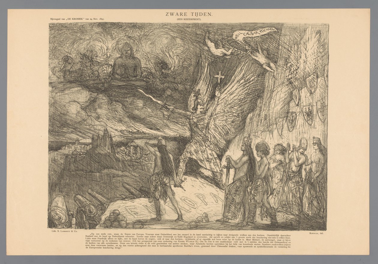 Schwere Zeiten (eine Kaiser-Druck) von Marius Bauer