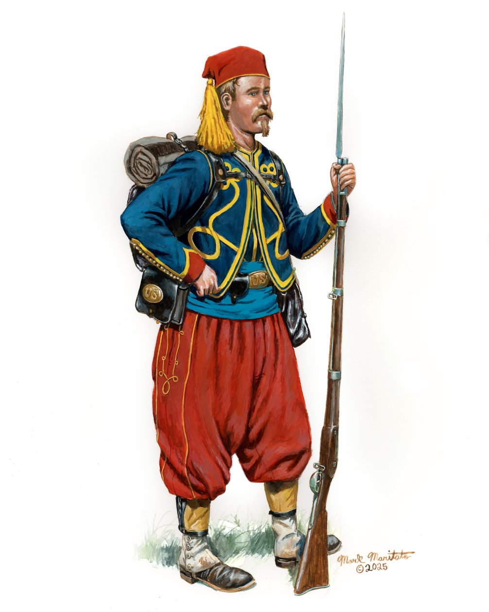 74. New Yorker Infanterie Co A Excelsior Brigade 1861, 2025 von Mark Maritato