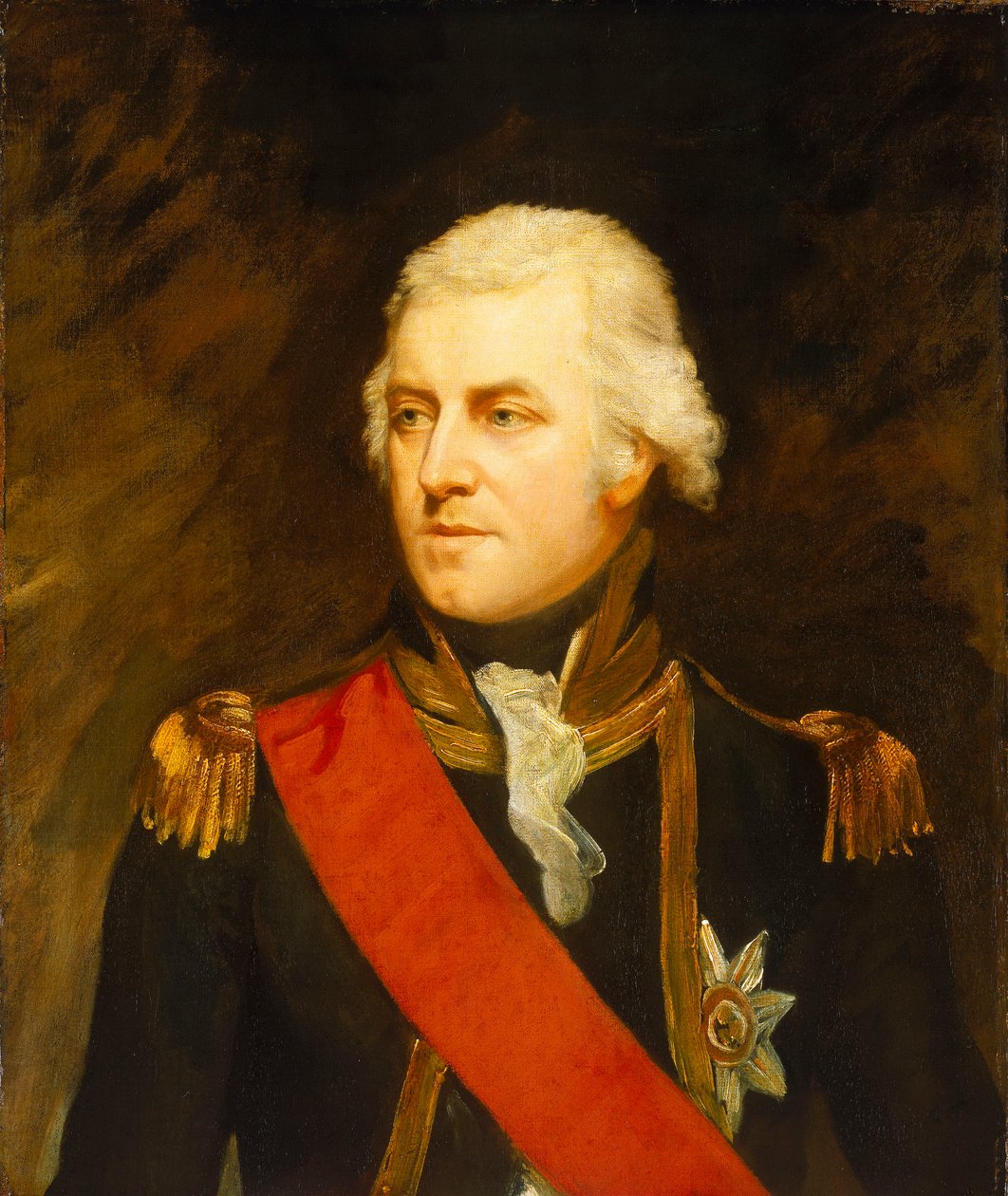 Kapitän John Borlase Warren (1753-1822), frühes 19. Jahrhundert von Mark Oates