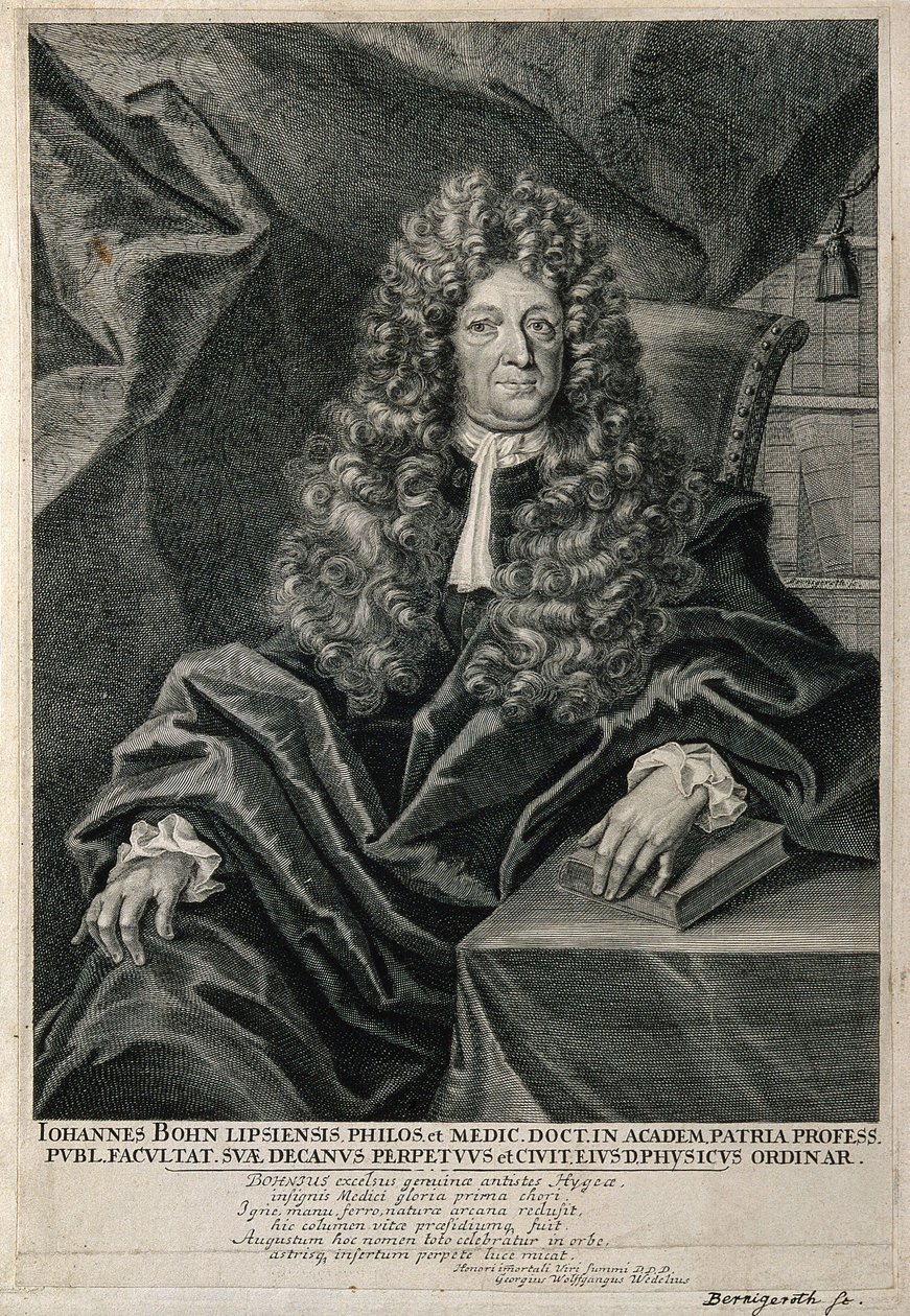 Johannes Bohn. Kupferstich von M. Bernigeroth. von Martin Bernigeroth