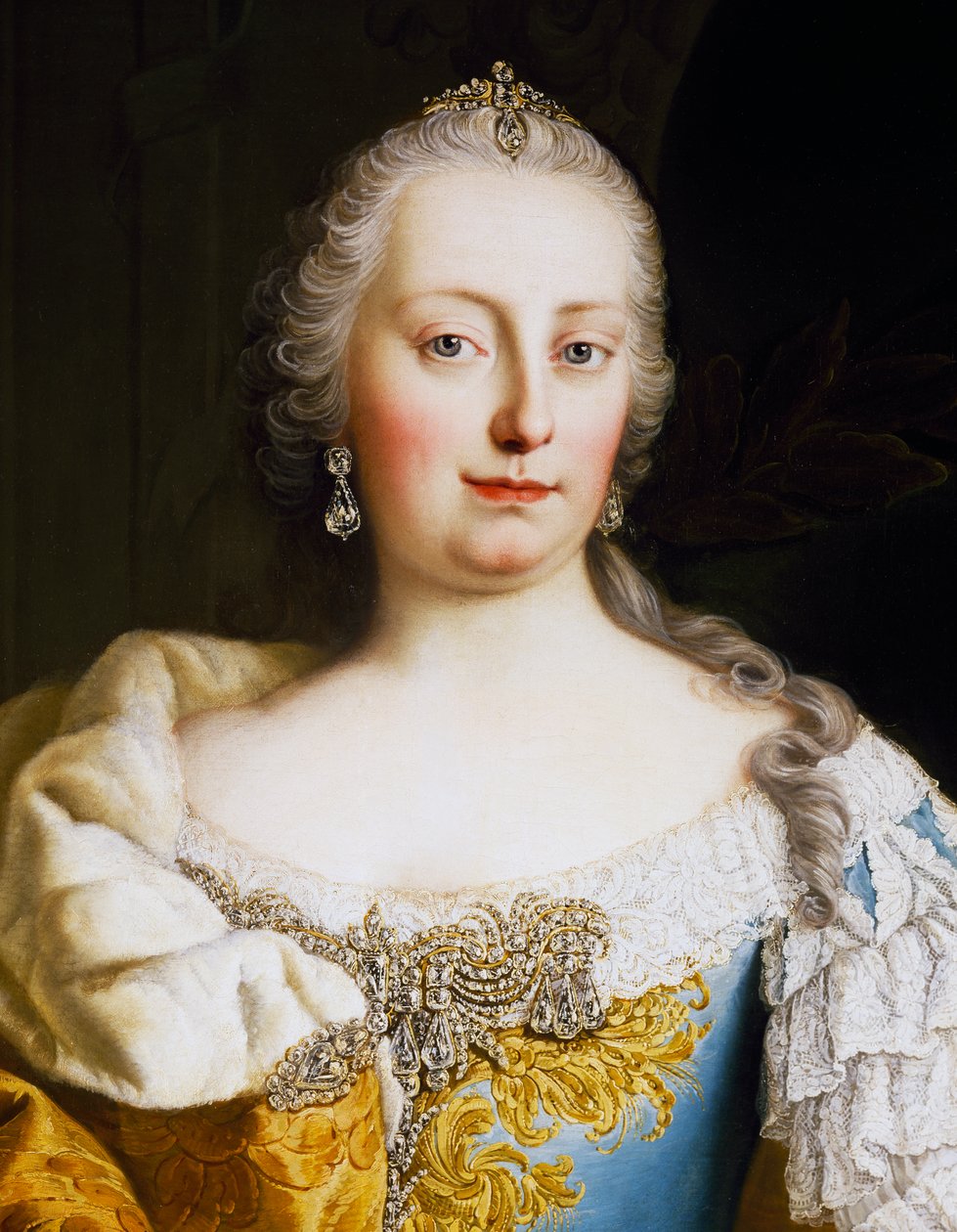 Porträt von Kaiserin Maria Theresia von Österreich von Martin II Mytens or Meytens