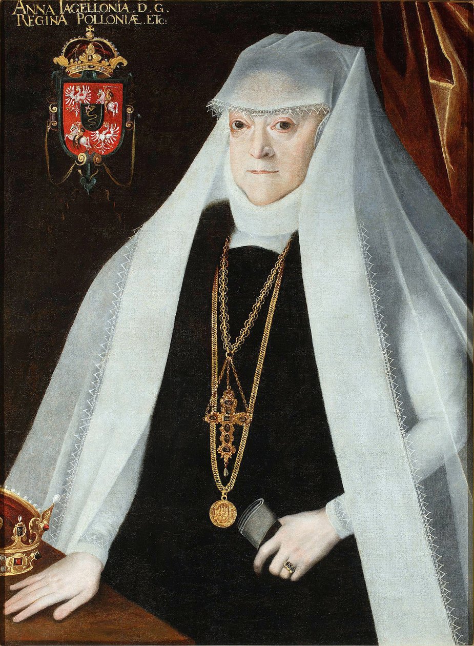 Porträt von Anna Jagiellon (1523–1596), Königin von Polen von Martin Kober