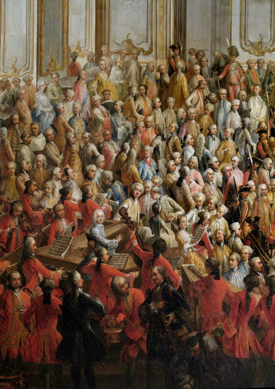 Offizielles Bankett zur Hochzeit von Prinzessin Isabella von Parma mit Kaiser Joseph II. von Martin Mytens or Meytens