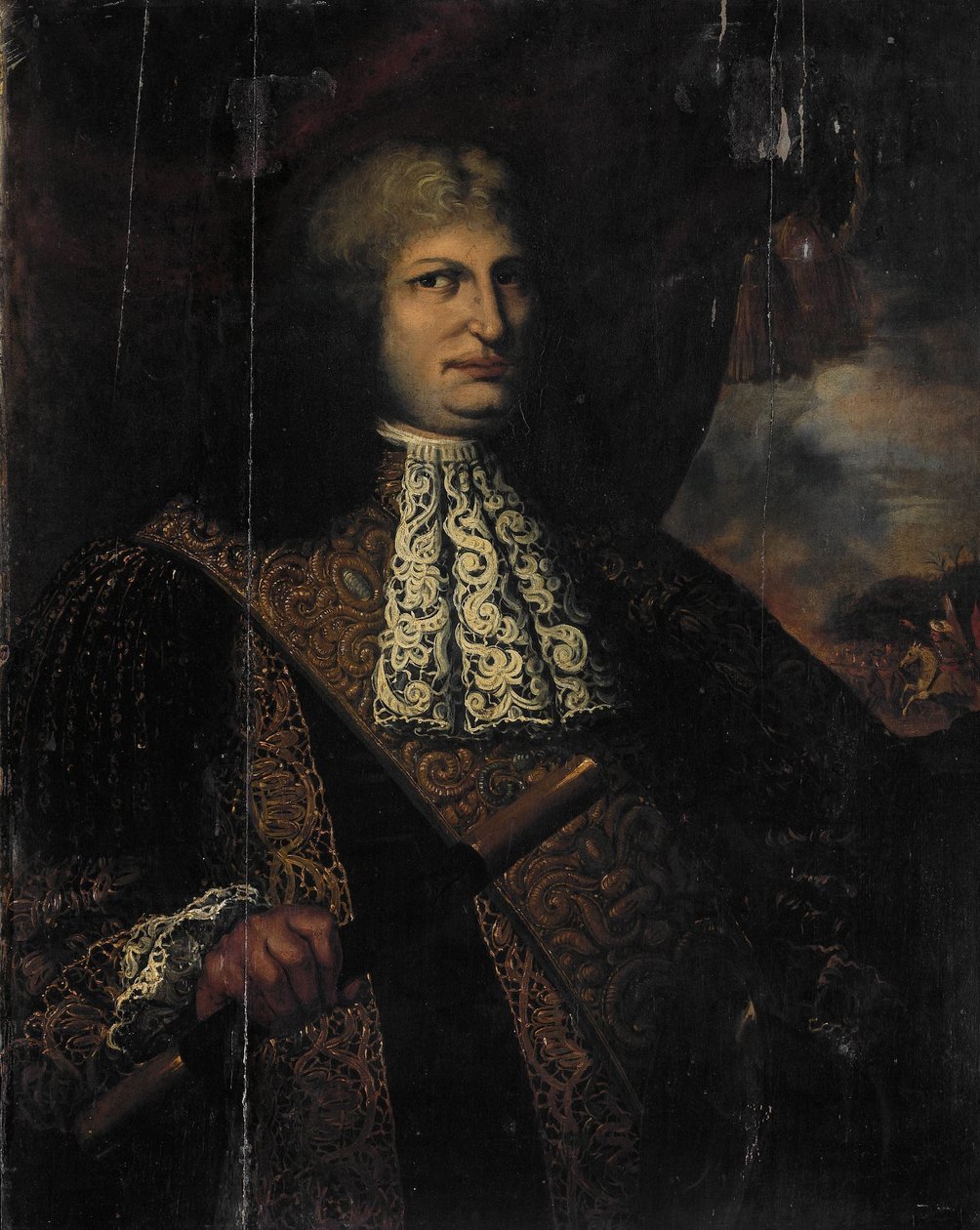 Porträt von Cornelis Speelman, Generalgouverneur der Niederländischen Ostindien von Martin Palin (attributed to)