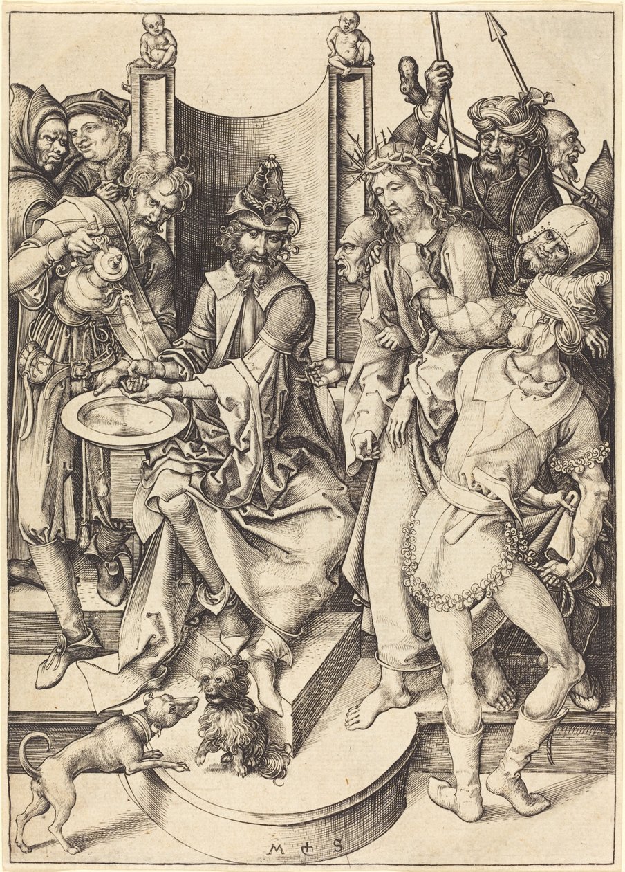 Christus vor Pilatus von Martin Schongauer