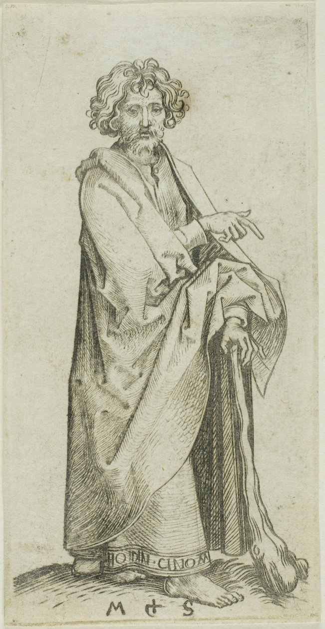 Der heilige Jakobus Minor, aus Apostel von Martin Schongauer