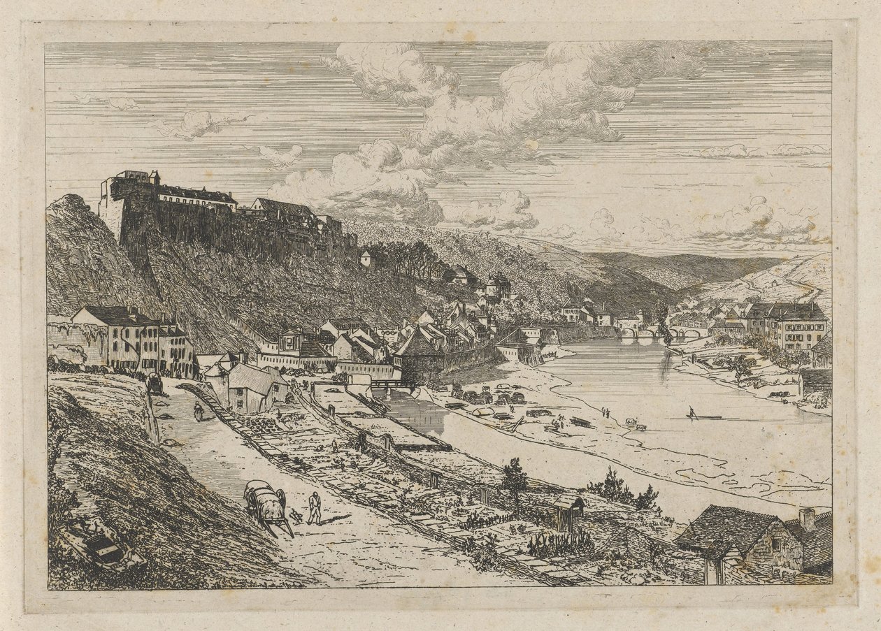 Ansicht von Bouillon von Martinus Antonius Kuytenbrouwer jr.