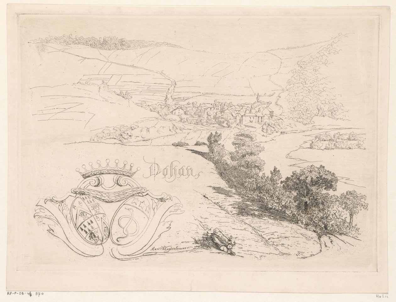 Ansicht von Dohan von Martinus Antonius Kuytenbrouwer jr.