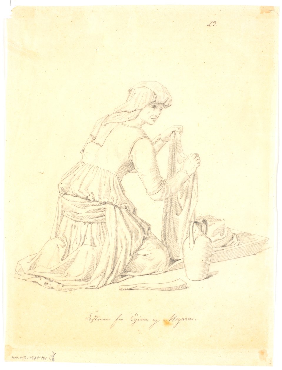 Kostüme aus Egina und Megara von Martinus Rørbye