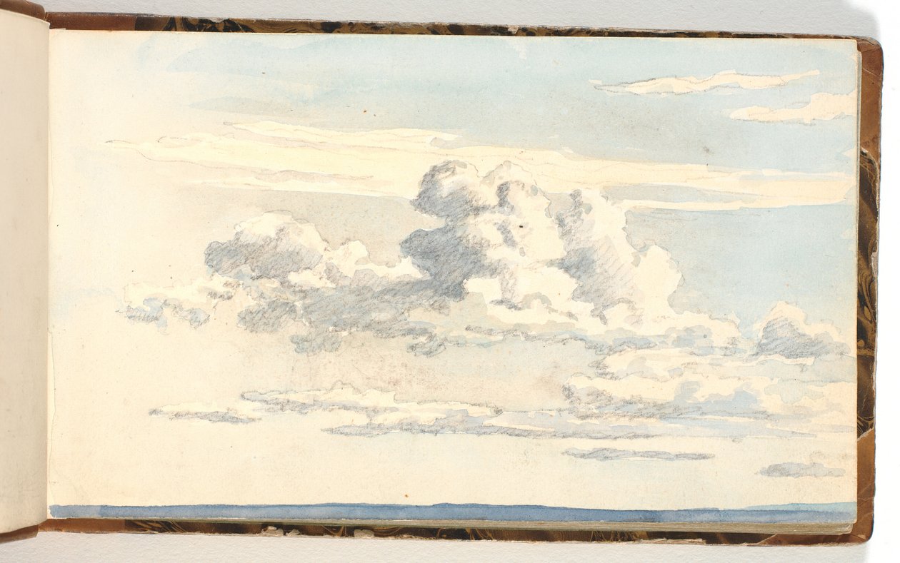 Himmelsstudie von Martinus Rørbye