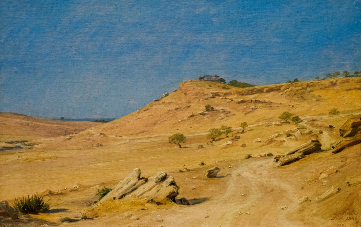 Blick von Girgenti von Martinus Rorbye