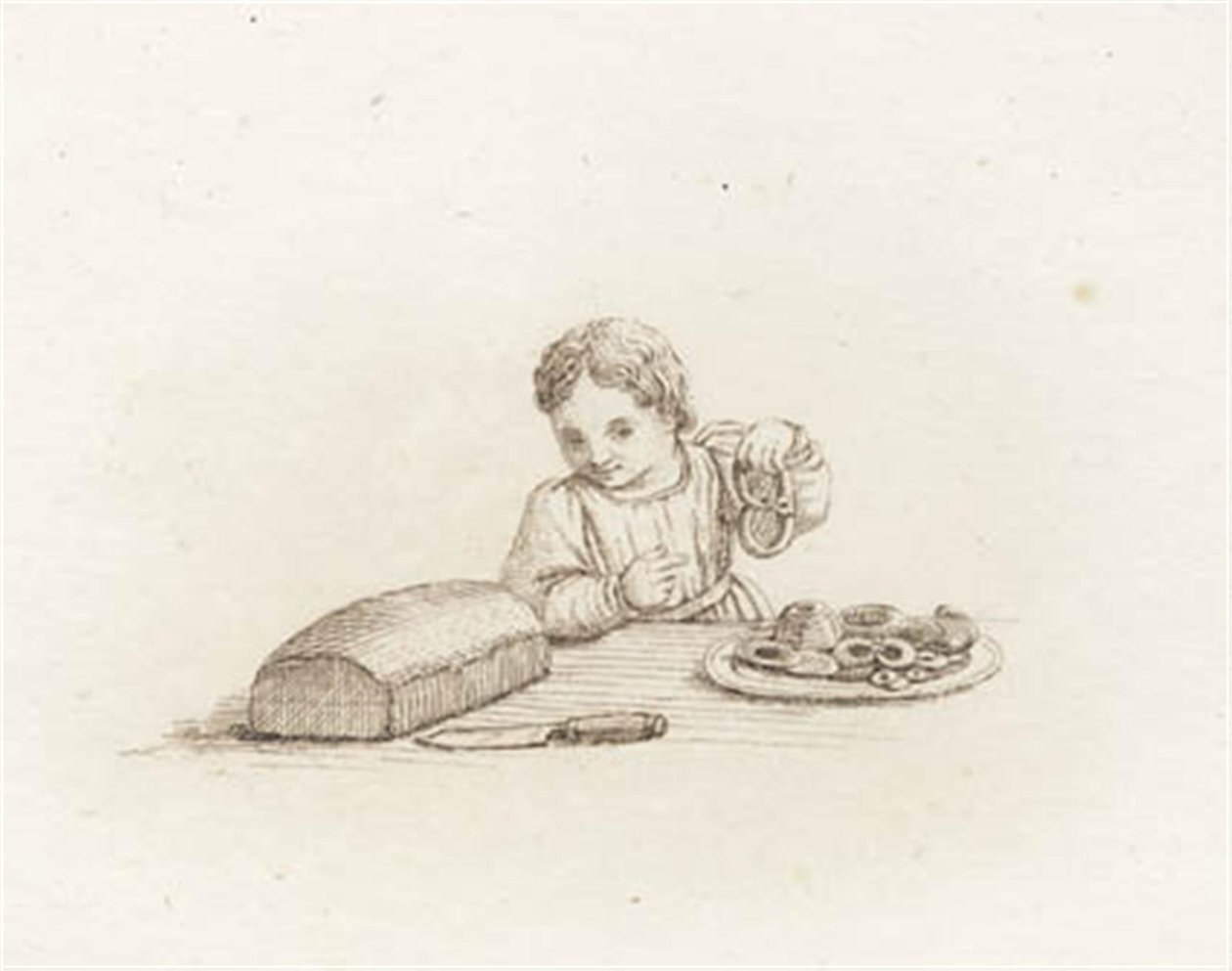 Illustration zu "Fünfzig Fabeln für Kinder" von Hey von Martinus Rørbye
