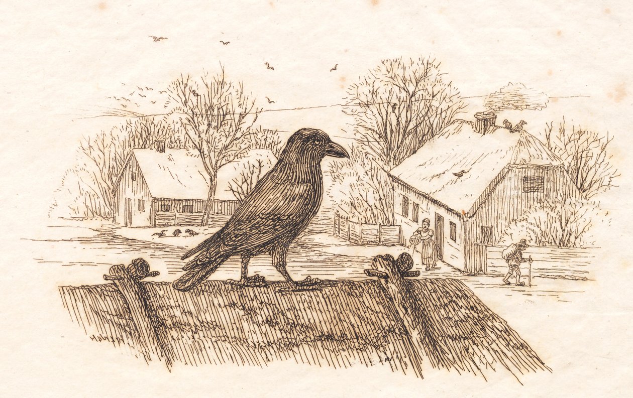 Illustration zu "Halvhundrede Fabler for Børn" von Hey von Martinus Rørbye