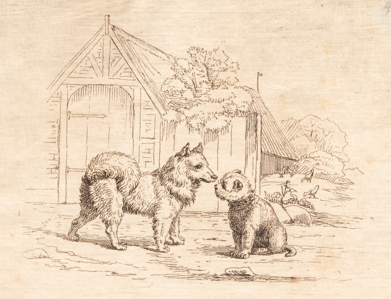 Illustration zu "Halvhundrede Fabler for Børn" von Hey von Martinus Rørbye