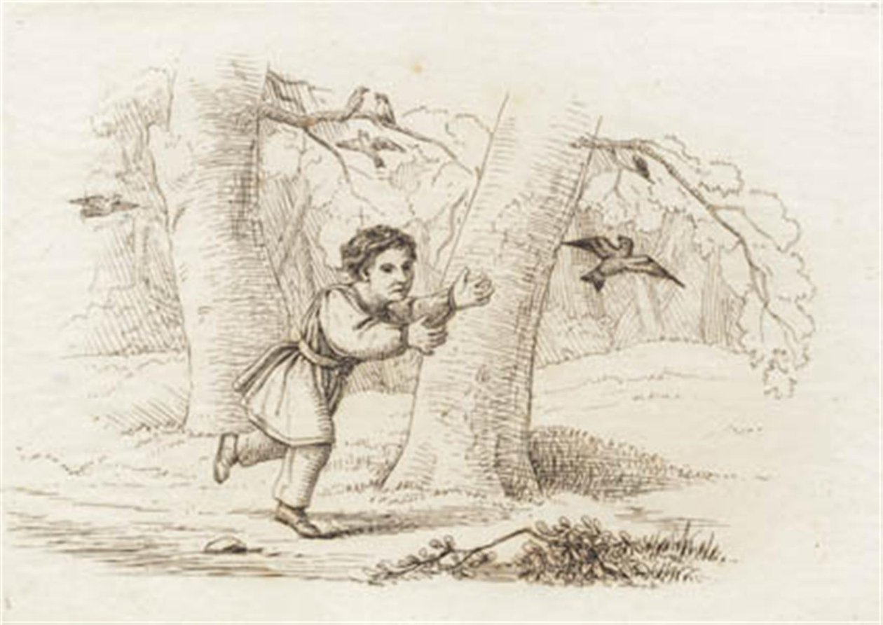 Illustration zu "Fünfzig Fabeln für Kinder" von Hey von Martinus Rørbye