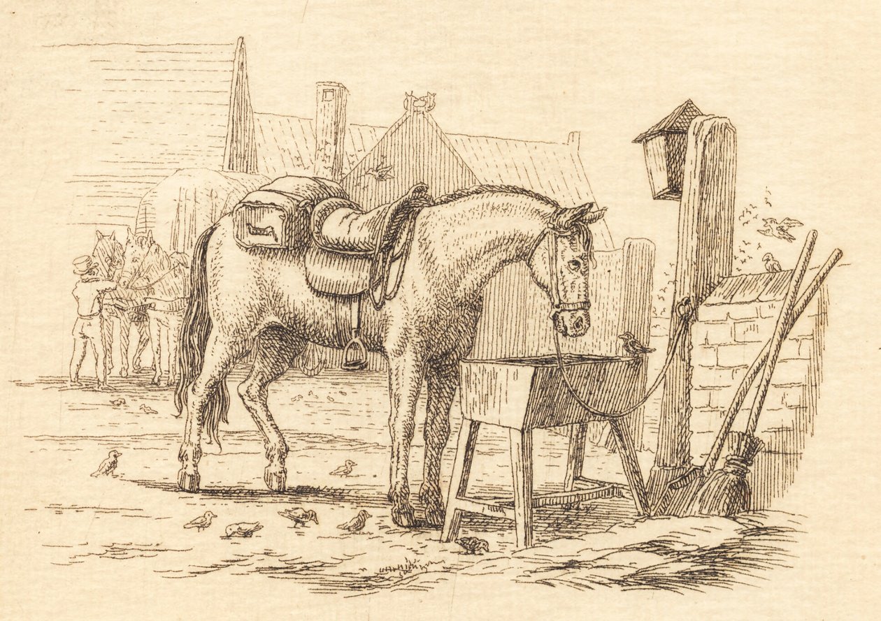 Illustration zu "Halvhundrede Fabler for Børn" von Hey von Martinus Rørbye