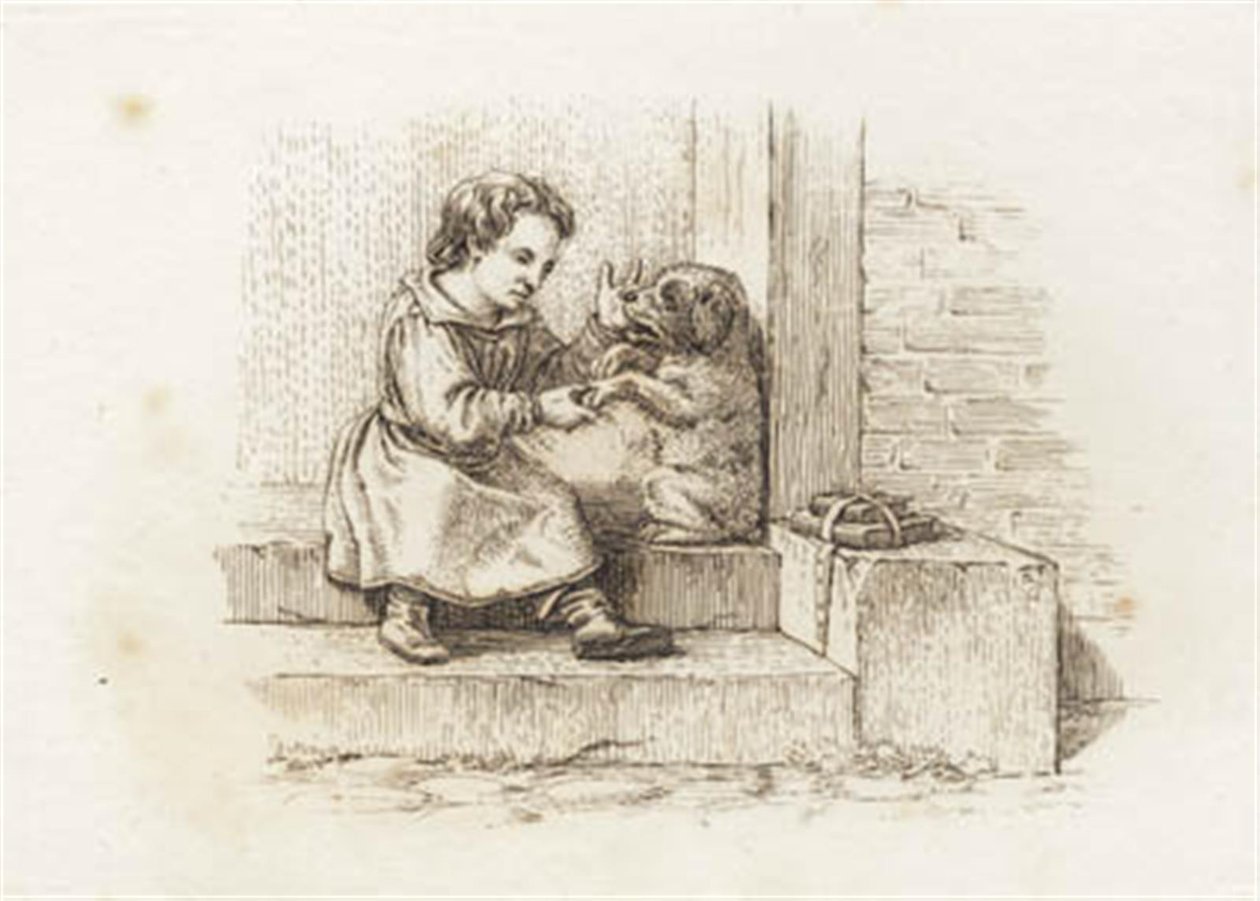 Illustration zu "Halvhundrede Fabler for Børn" von Hey von Martinus Rørbye