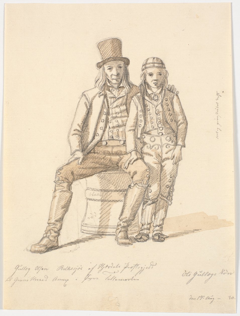 Ole Gullog und Sohn, Obertelemarken von Martinus Rørbye