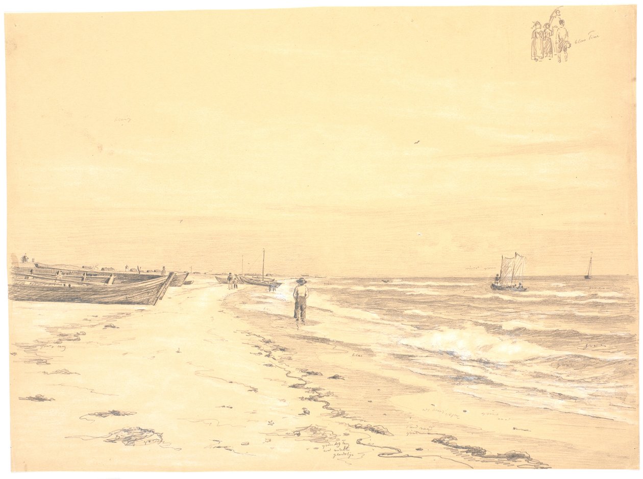 Teil von Sønderstrand, Skagen von Martinus Rørbye