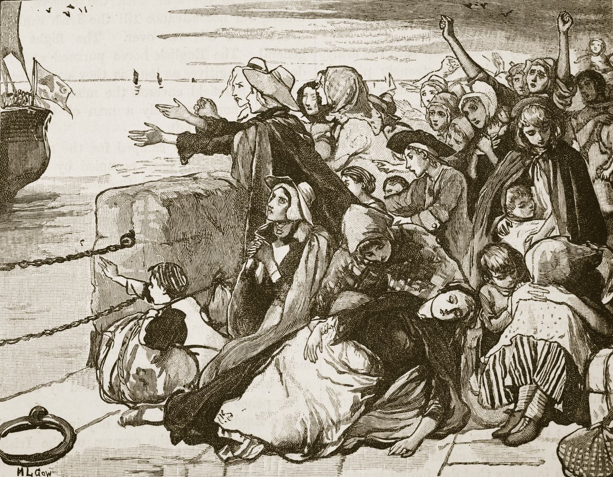 Szene bei der Entfernung der irischen Soldaten aus Limerick, Illustration aus 