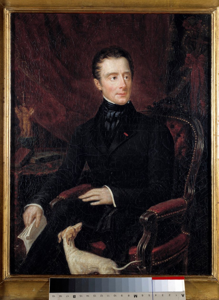 Porträt des französischen Dichters Alphonse de Lamartine (1790-1869) von Mary Ann Elisa Lamartine