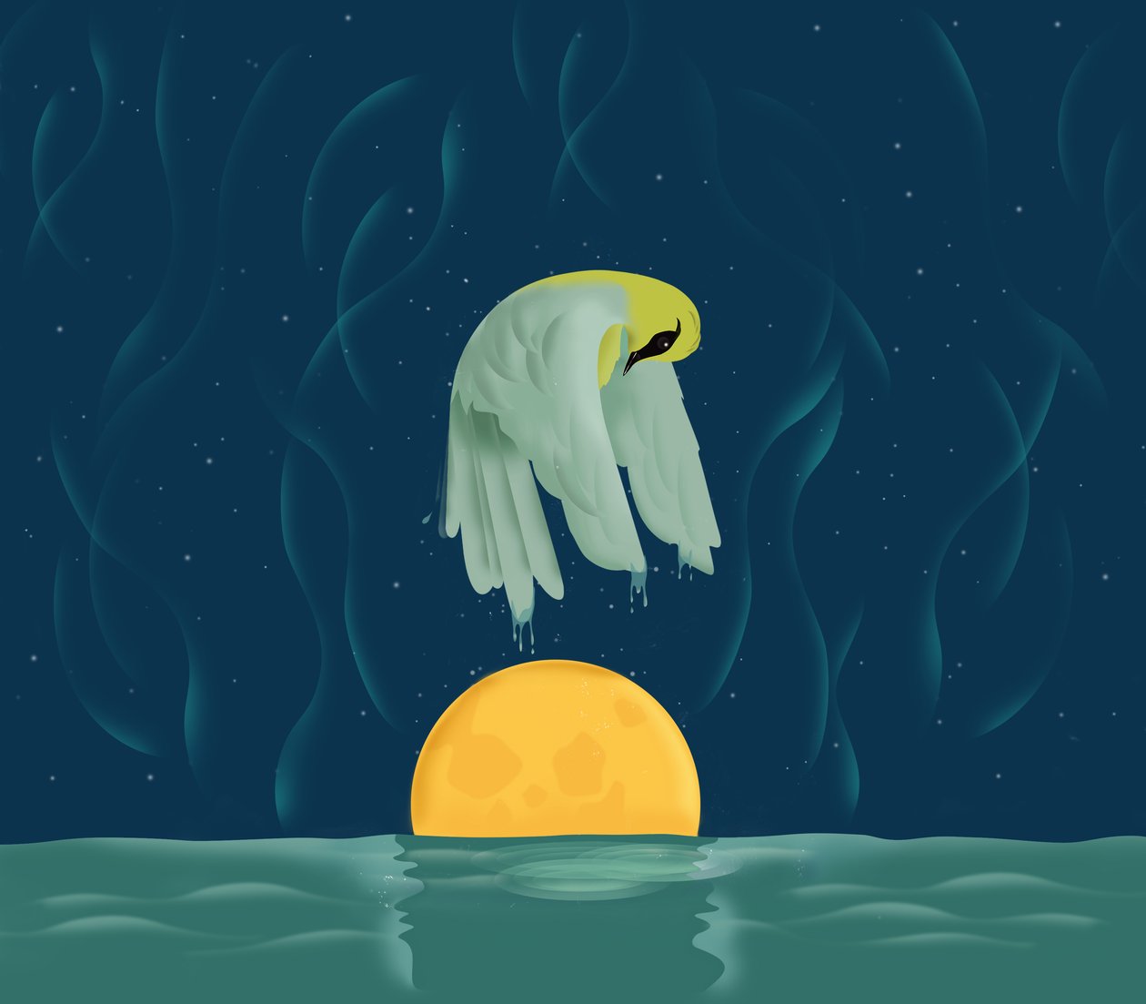 Nachtschwimmen, 2016 von Mary Ann Smith