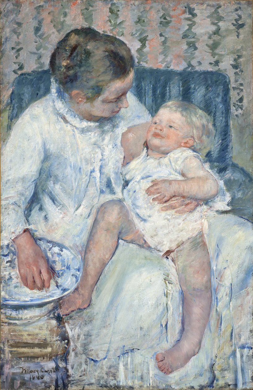 Das Bad eines Kindes von Mary Cassatt