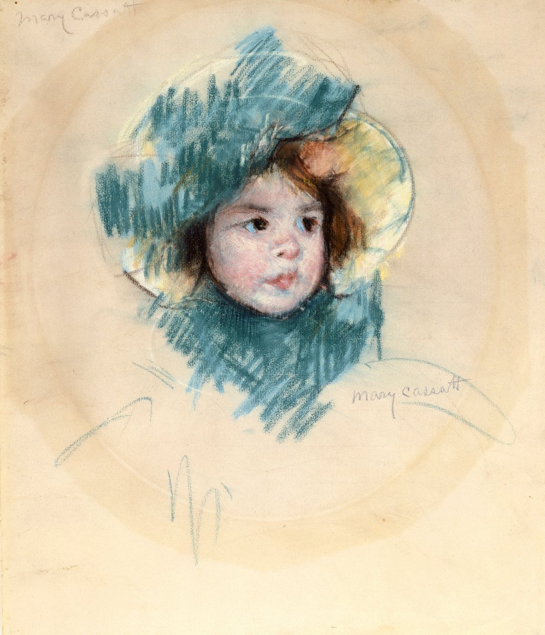 Kopf der Margot von Mary Cassatt