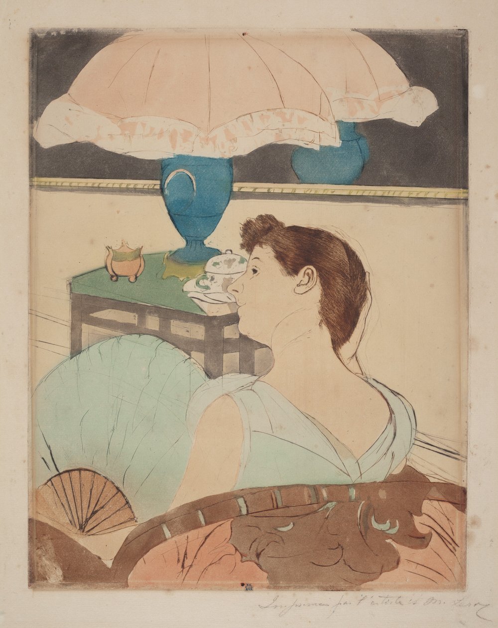 Die Lampe von Mary Cassatt