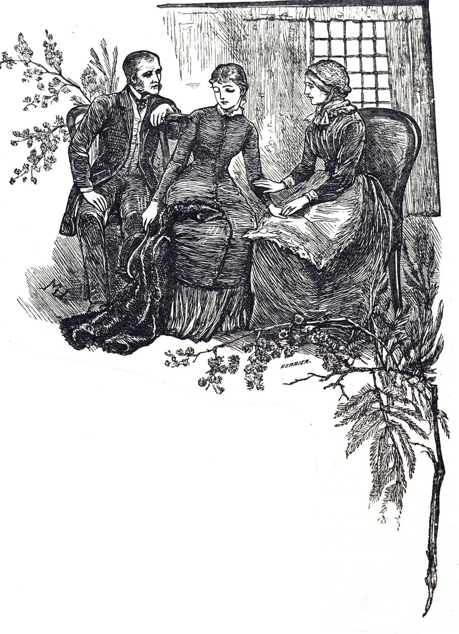 Eltern mit ihrer blinden Tochter von Mary Ellen Edwards
