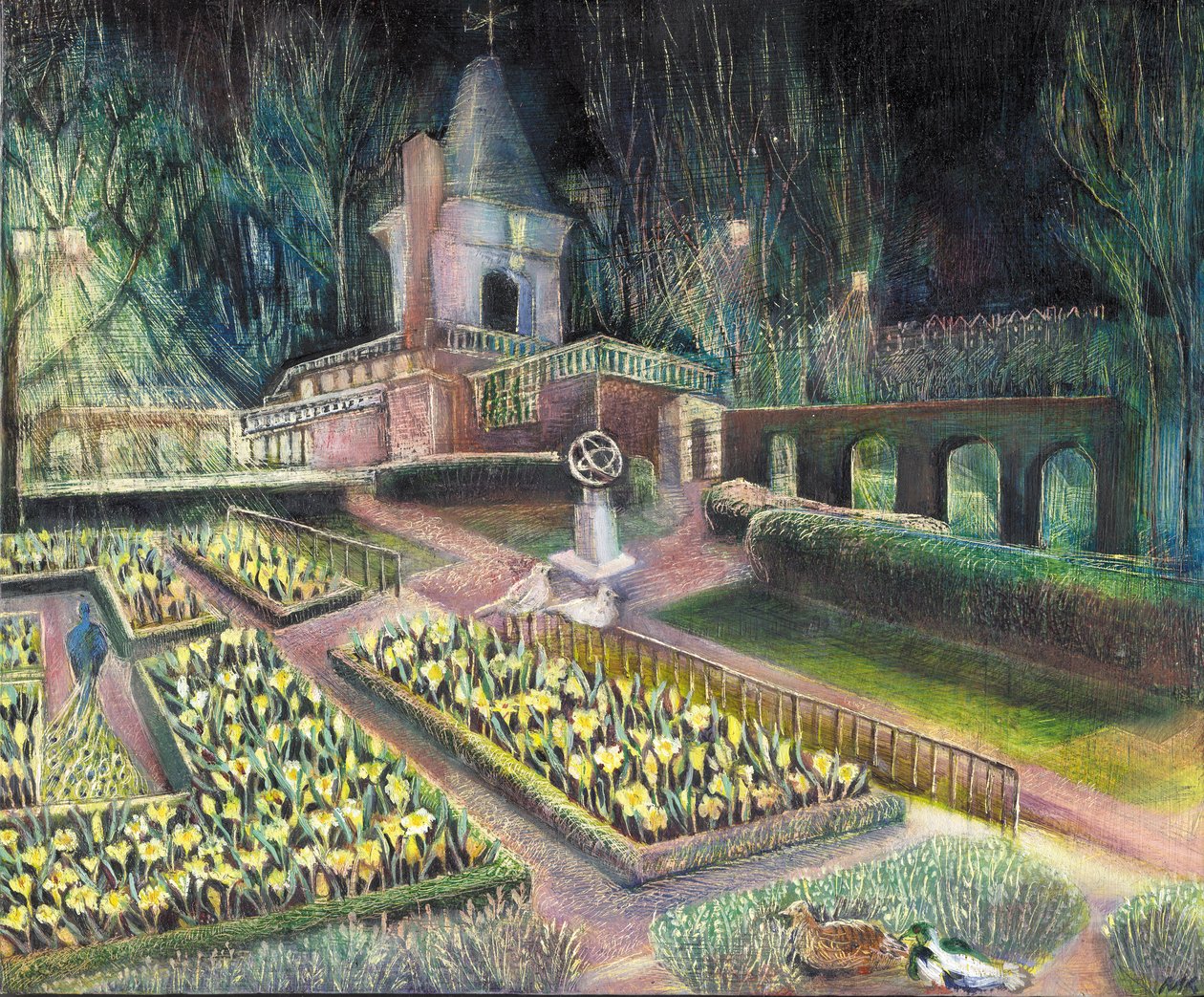 Blumengarten, Holland Park von Mary Kuper