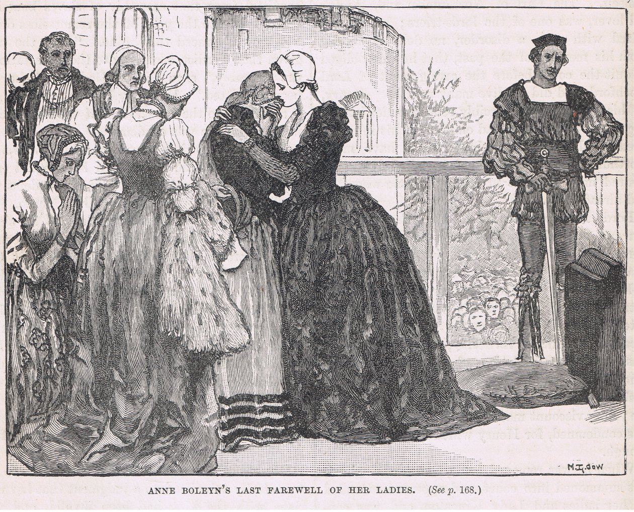 Anne Boleyns letzter Abschied von ihren Damen von Mary L. Gow