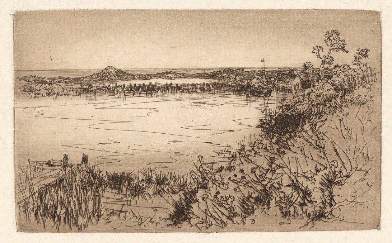 Ruhiger Hafen/Tidenbecken von Mary Nimmo Moran