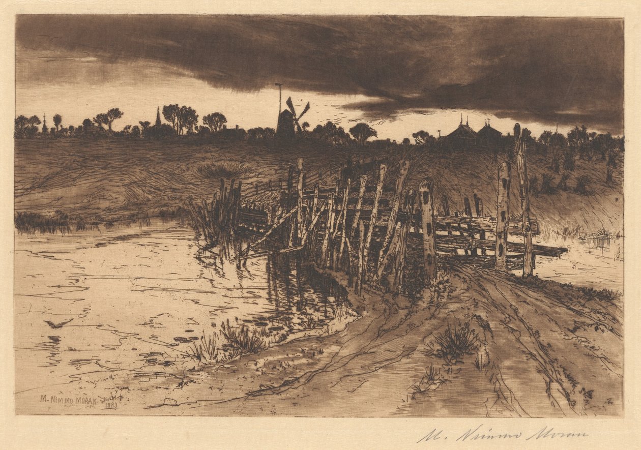 Zwischen der Dämmerung und dem Dunkel von Mary Nimmo Moran