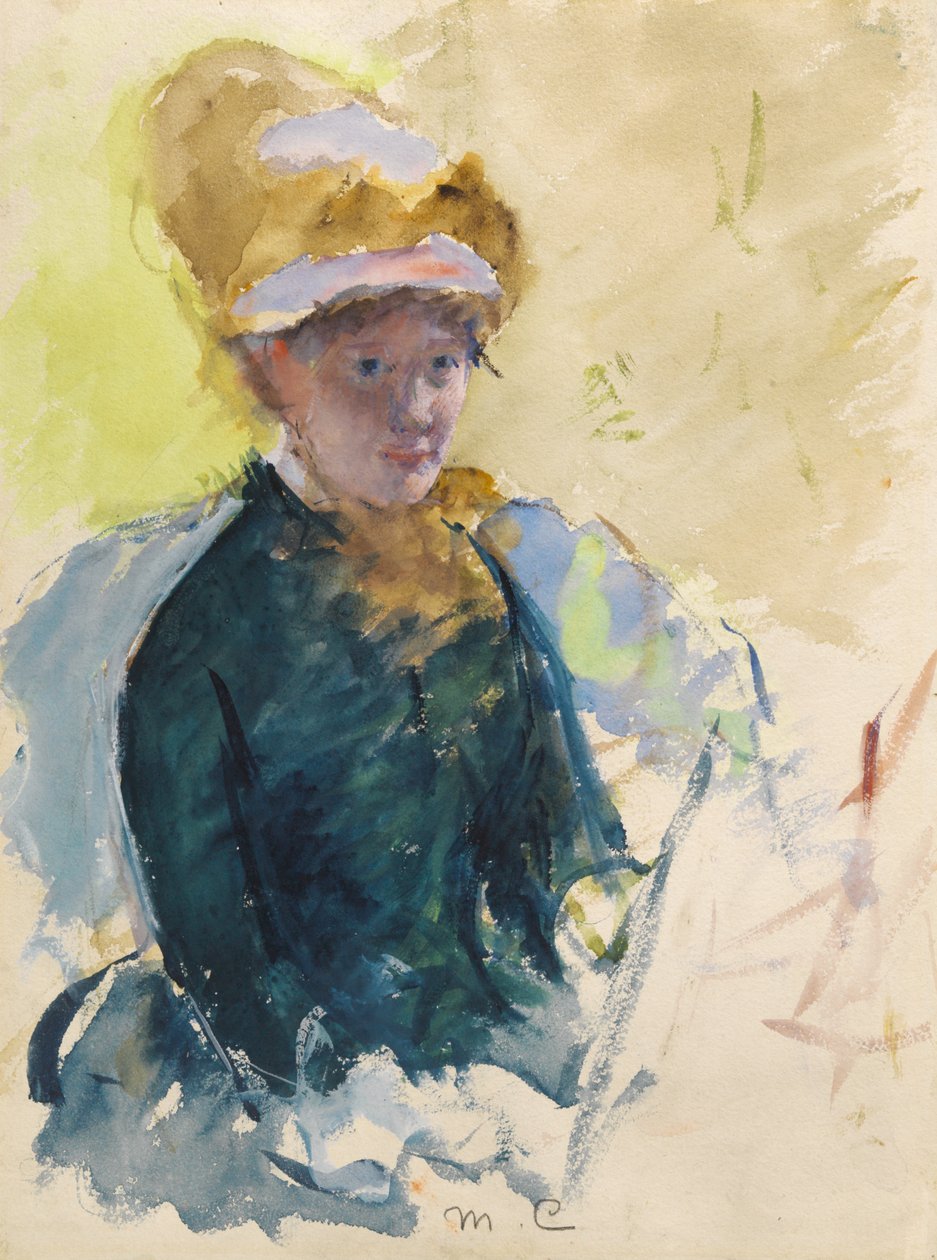 Selbstporträt, um 1880 von Mary Stevenson Cassatt