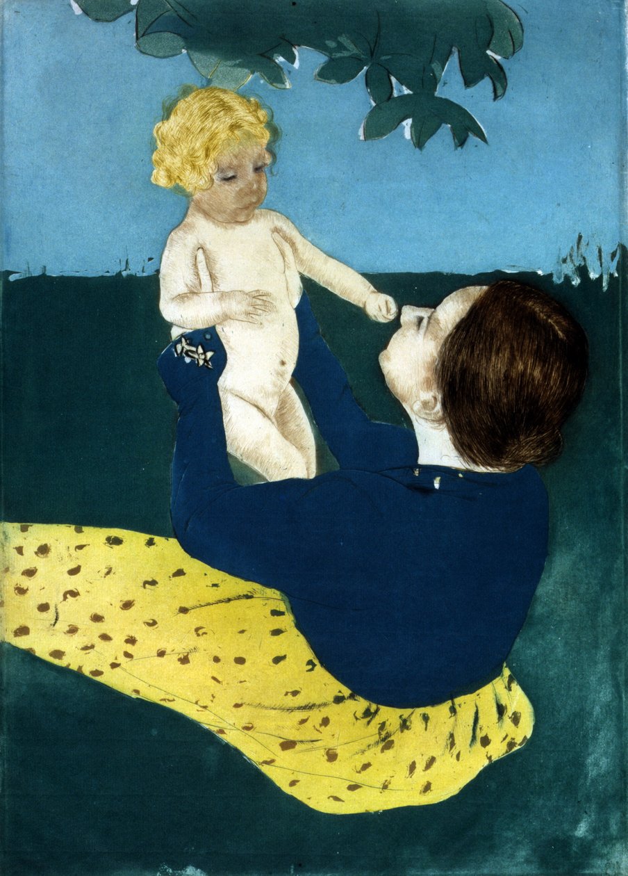 Unter dem Rosskastanienbaum 1898 Mary Cassatt von Mary Stevenson Cassatt