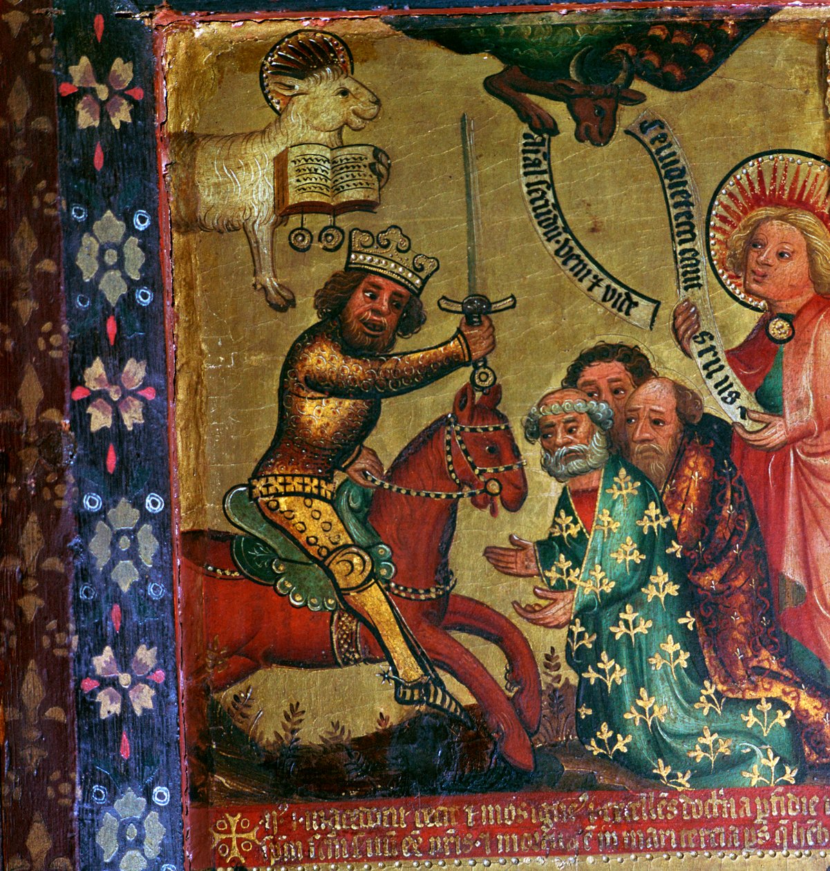 Gemälde, das das Martyrium von St. Peter und St. Paul zeigt von Master Bertram of Hamburg