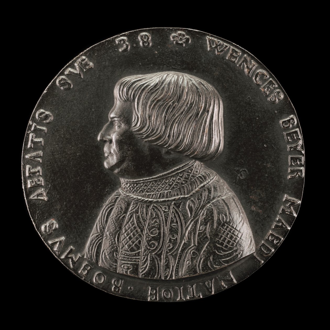 Václav Payer Wenceslaus Beyer, Staatsarzt von Böhmen [Vorderseite] von Master M.P.