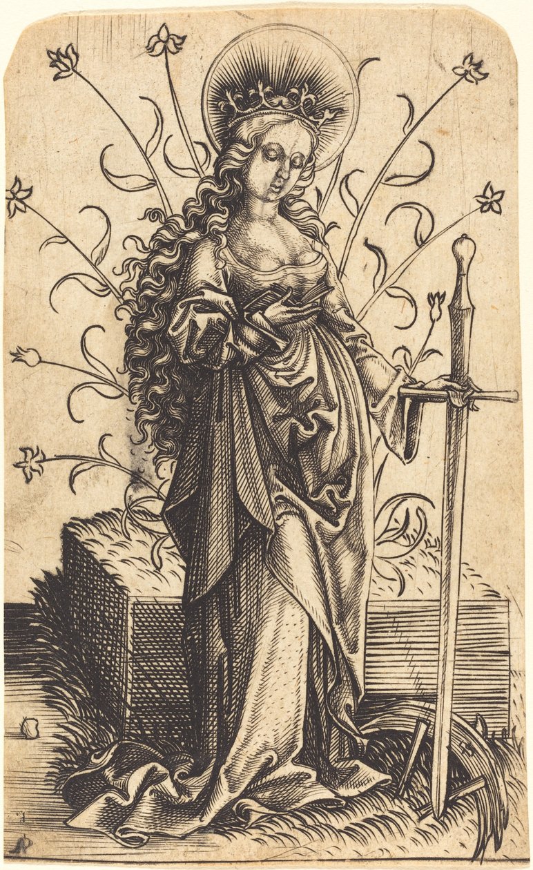 Heilige Katharina von Master PW of Cologne