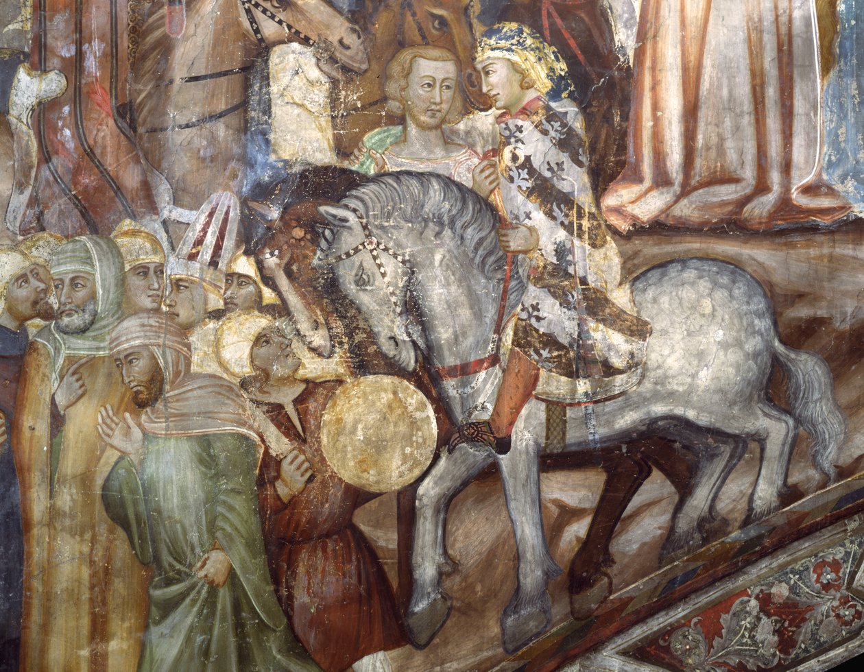 Detail der Kreuzigung von Master Trecentesco of Sacro Speco School