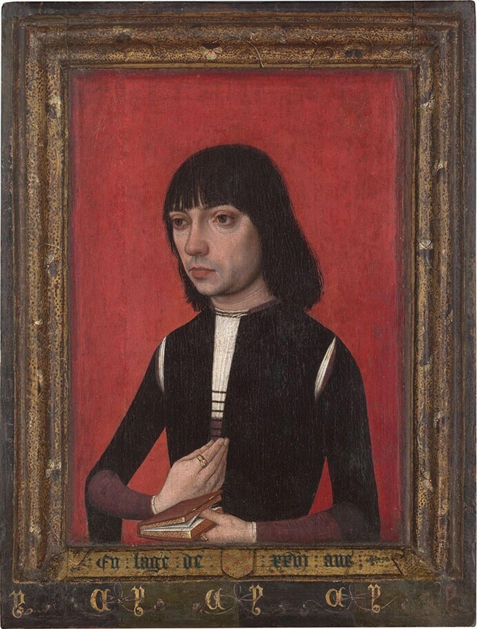 Porträt eines jungen Mannes aus der Familie Fonseca von Master of Portraits of Princes