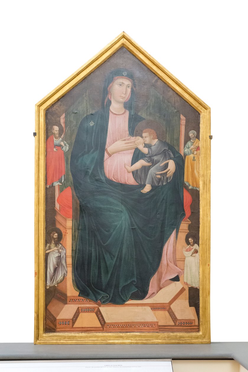 Madonna und Kind mit Heiligen, ca. 1300 von Master of San Gaggio