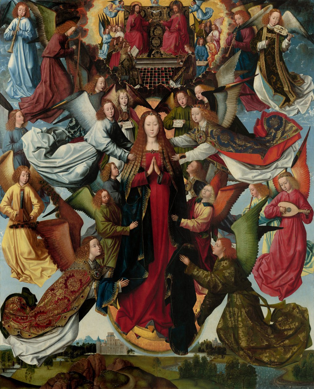 Maria, Königin des Himmels, ca. 1485-1500 von Master of The Legend of St. Lucy