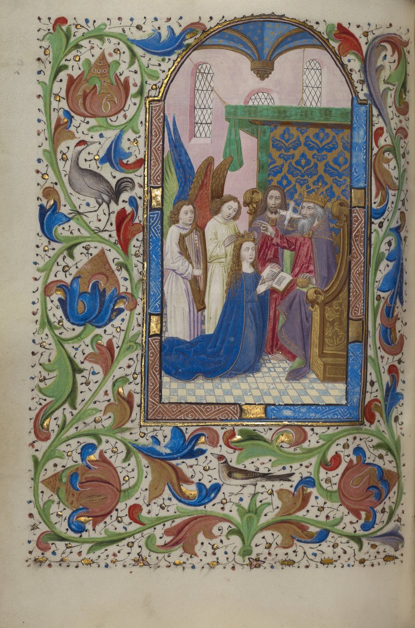 Die Krönung der Jungfrau von Master of Wauquelins Alexander