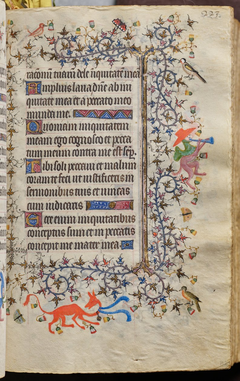 Stundenbuch von Karl dem Edlen, König von Navarra (1361-1425): fol. 112r, Text von Master of the Brussels Initials and Associates