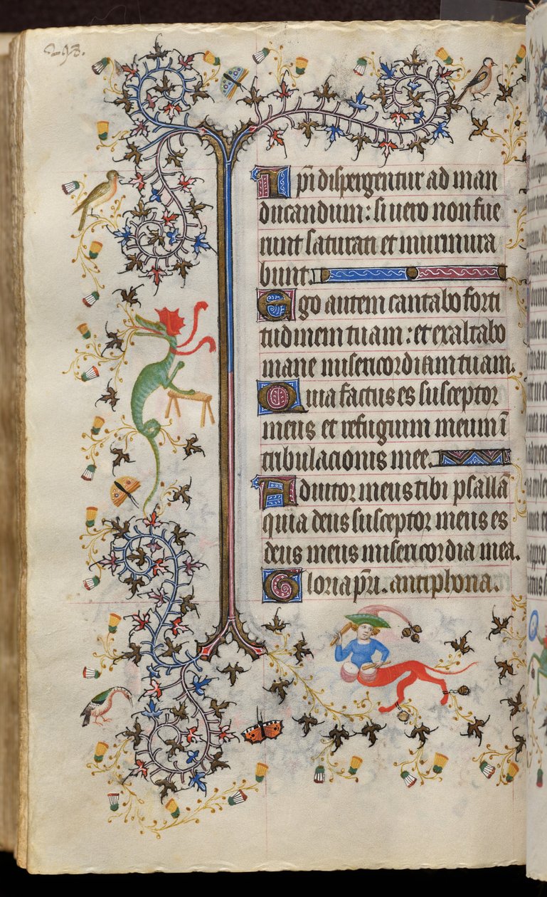 Stundenbuch von Karl dem Edlen, König von Navarra (1361-1425): fol. 149v, Text von Master of the Brussels Initials and Associates