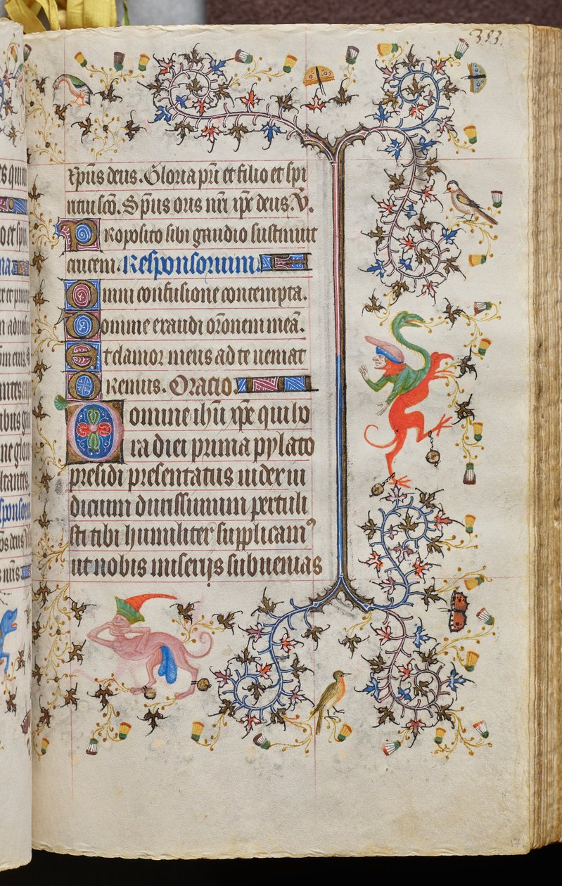Stundenbuch von Karl dem Edlen, König von Navarra (1361-1425): fol. 172r, Text von Master of the Brussels Initials and Associates