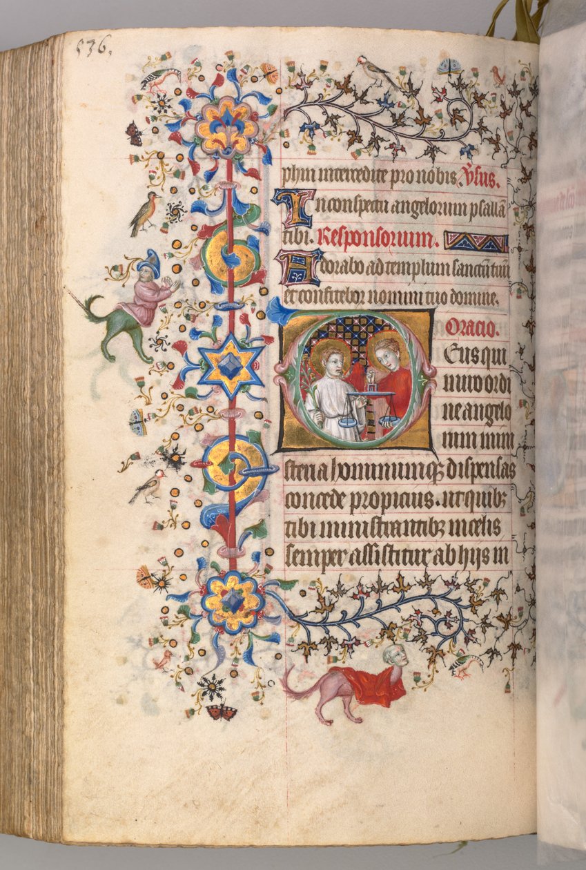 Stundenbuch von Karl dem Edlen, König von Navarra (1361-1425): fol. 262v, Text von Master of the Brussels Initials and Associates